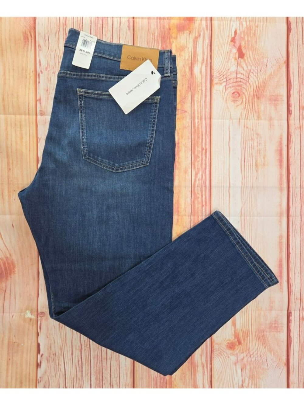 Calvin Klein Mens Slim Straight Fit Jeans 38x30 NWT